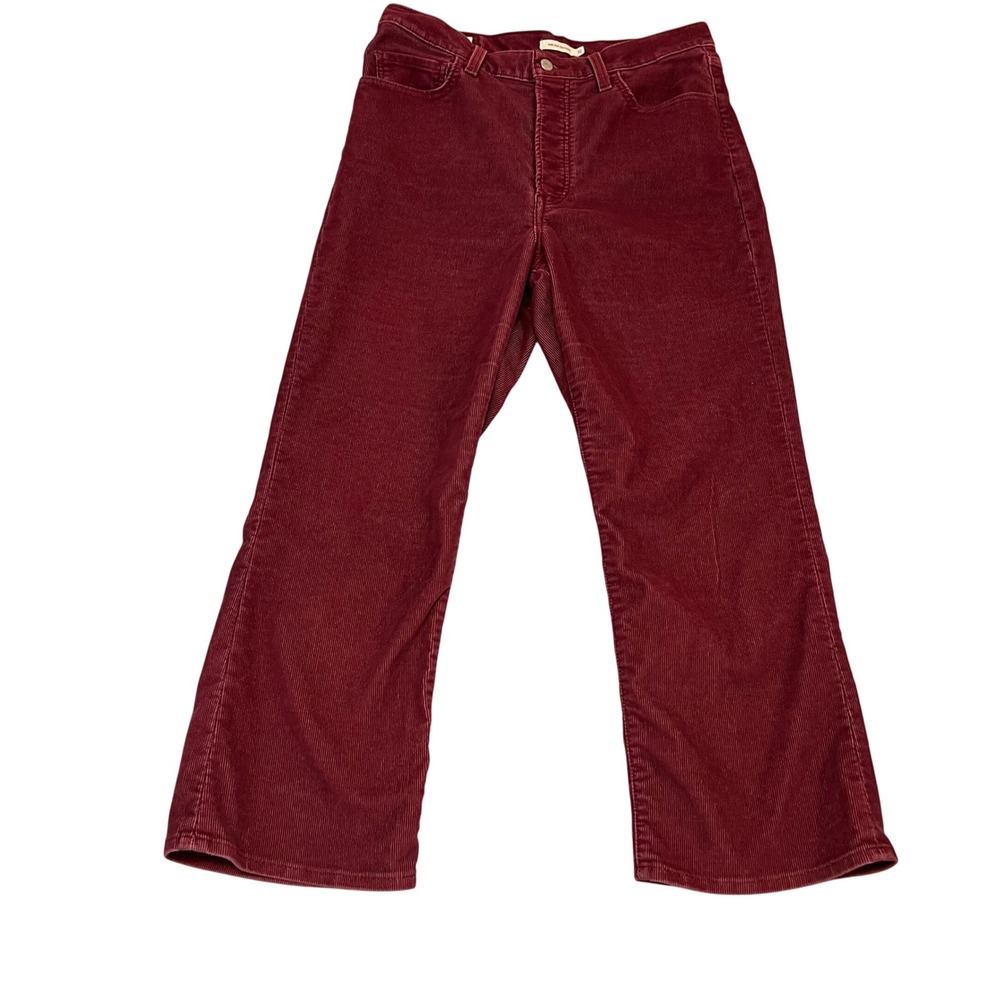 Levi's Women's Wide Leg Pants - Burgundy